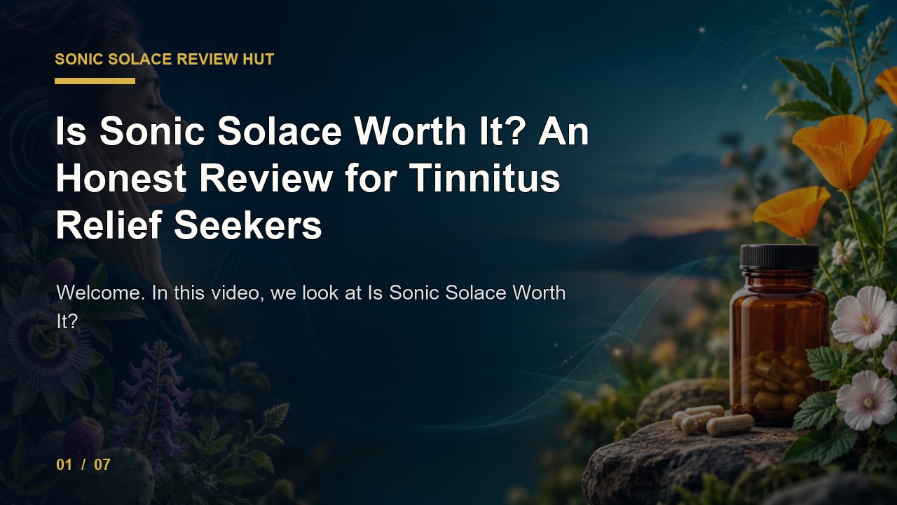Sonic Solace Review: Is Sonic Solace Worth It an Honest Review for Tinnitus Relief Seekers video thumbnail