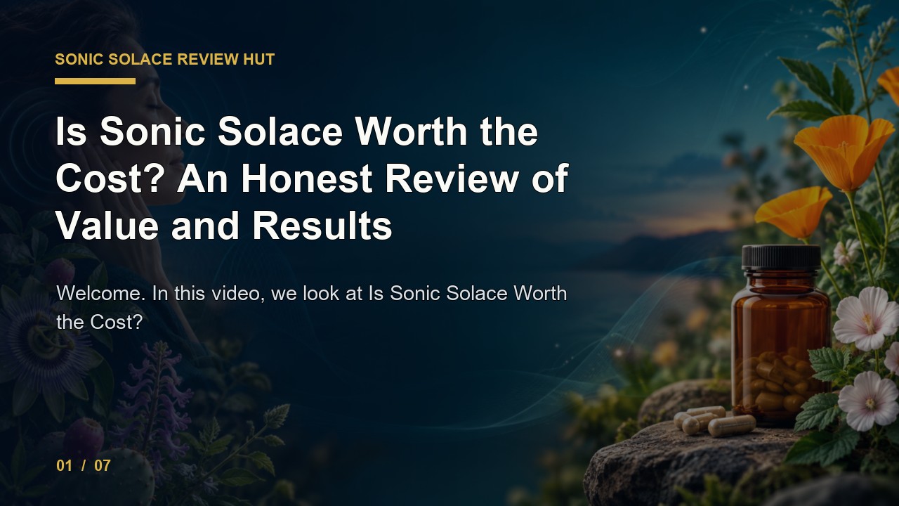 Sonic Solace Review: Is Sonic Solace Worth the Cost an Honest Review of Value and Results video thumbnail