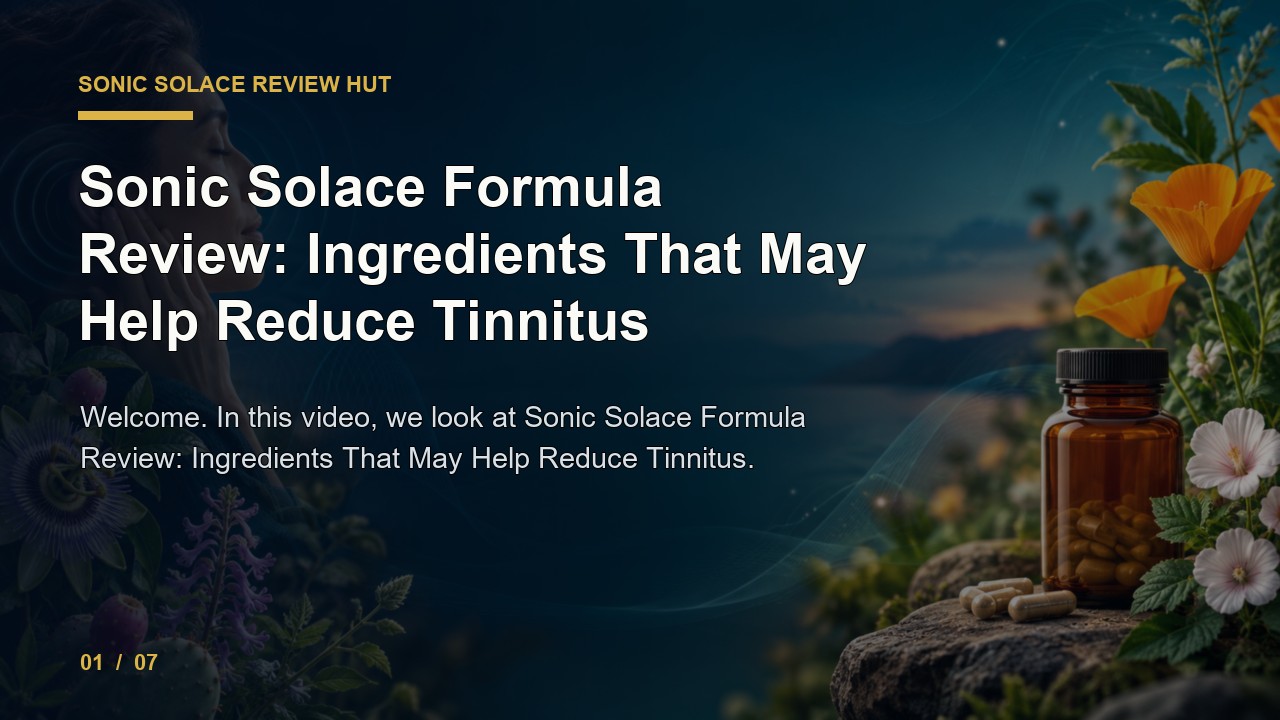 Sonic Solace Review: Sonic Solace Formula Review Ingredients That May Help Reduce Tinnitus video thumbnail