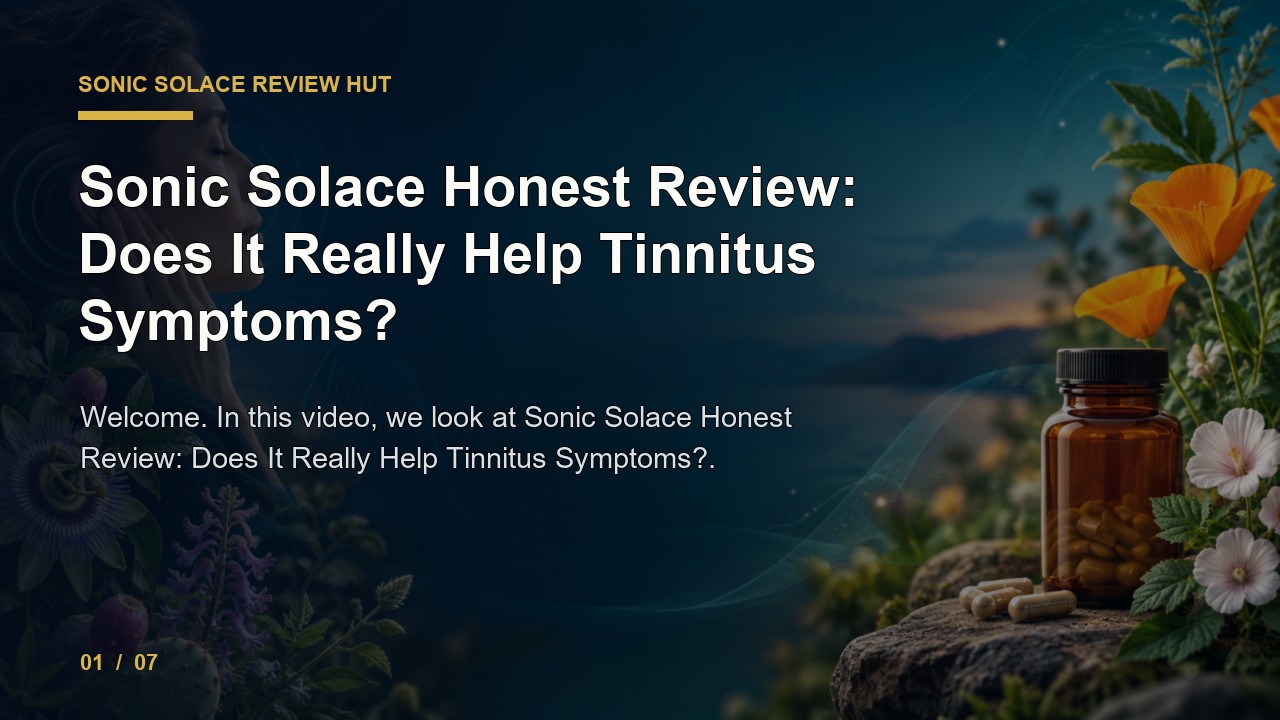 Sonic Solace Review: Sonic Solace Honest Review Does It Really Help Tinnitus Symptoms video thumbnail