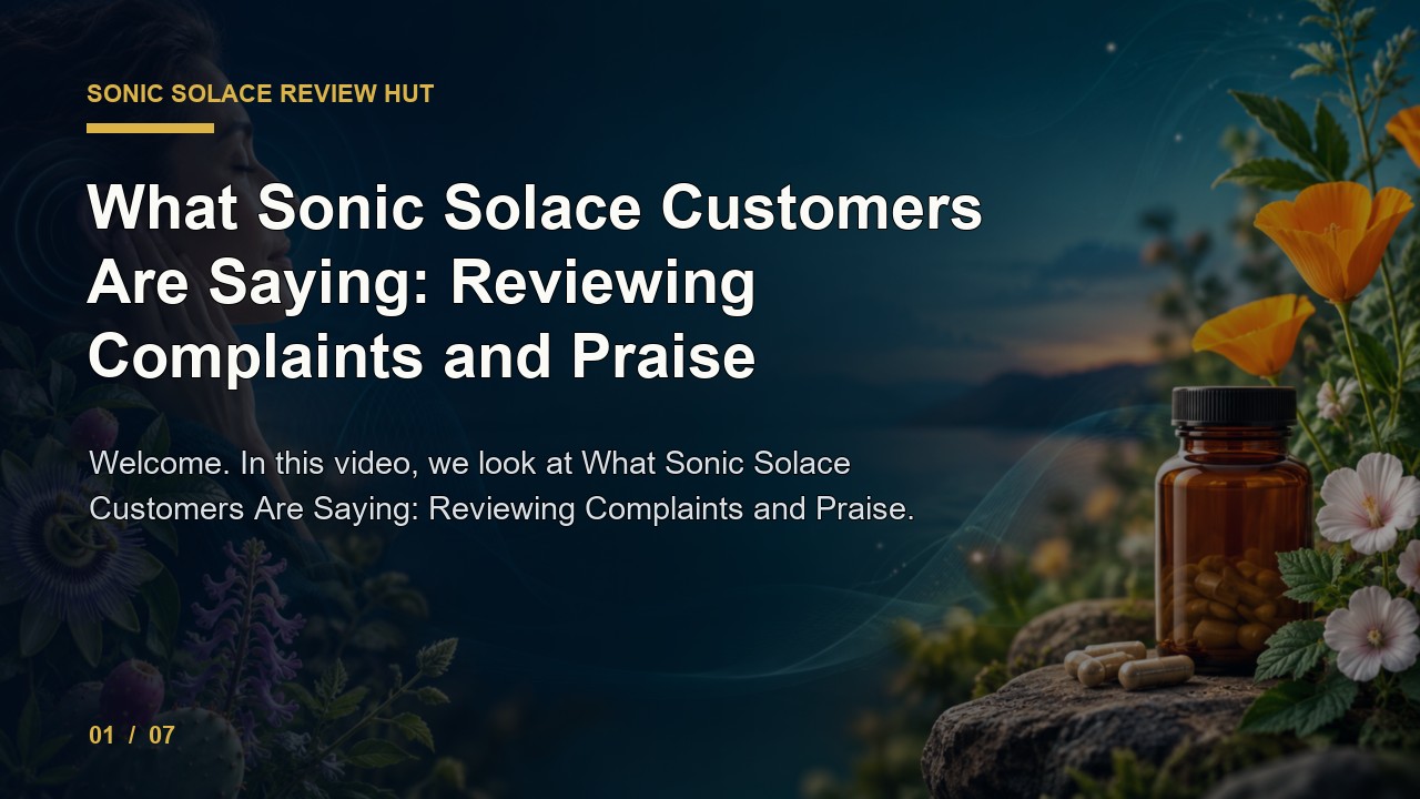Sonic Solace Review: What Sonic Solace Customers Are Saying Reviewing Complaints and Praise video thumbnail