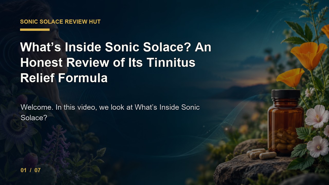 Sonic Solace Review: What's Inside Sonic Solace an Honest Review of Its Tinnitus Relief Formula video thumbnail