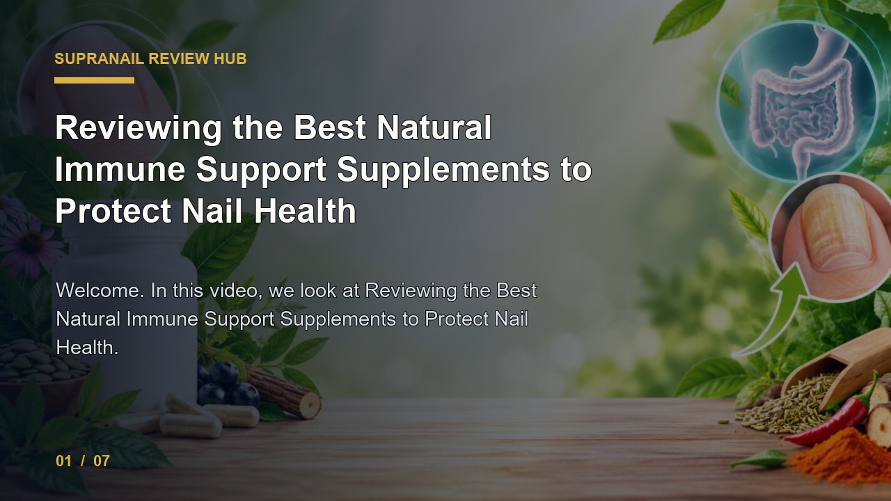 SupraNail Review: Reviewing the Best Natural Immune Support Supplements to Protect Nail Health video thumbnail