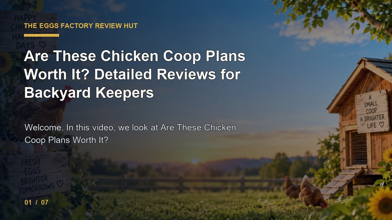 The Eggs Factory Review: Are These Chicken Coop Plans Worth It Detailed Reviews for Backyard Keepers video thumbnail