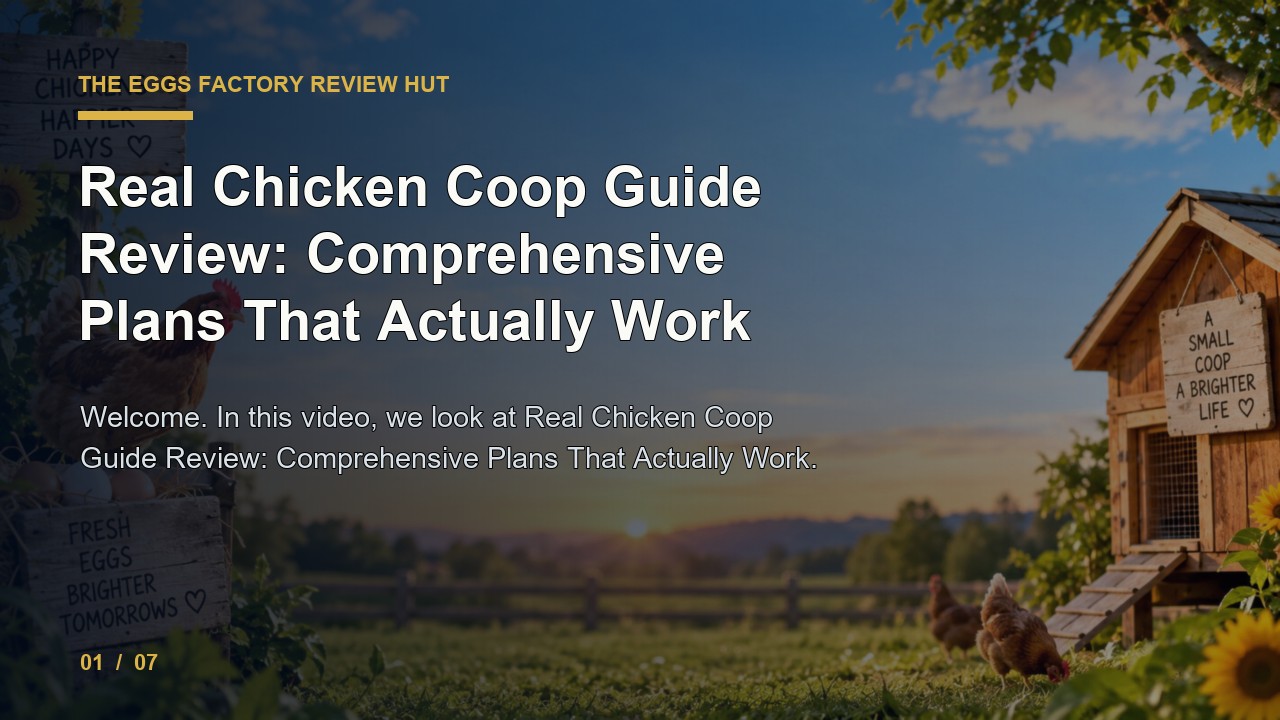 The Eggs Factory Review: Real Chicken Coop Guide Review Comprehensive Plans That Actually Work video thumbnail