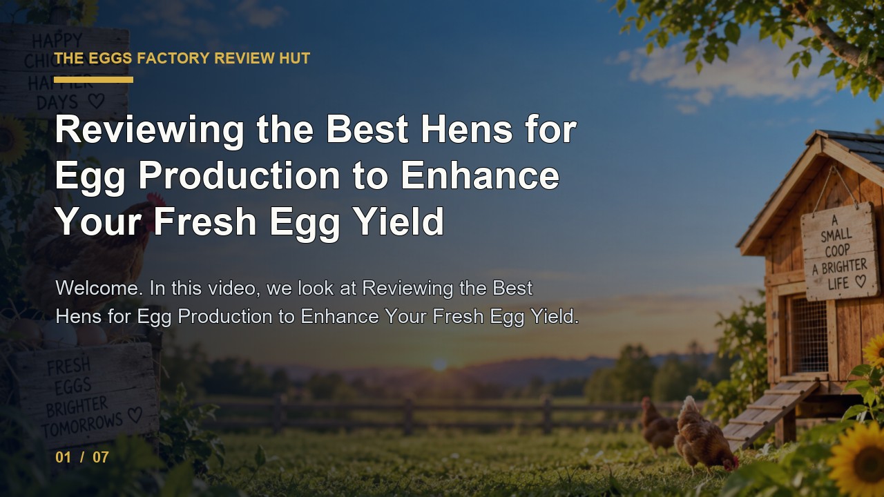 The Eggs Factory Review: Reviewing the Best Hens for Egg Production to Enhance Your Fresh Egg Yield video thumbnail