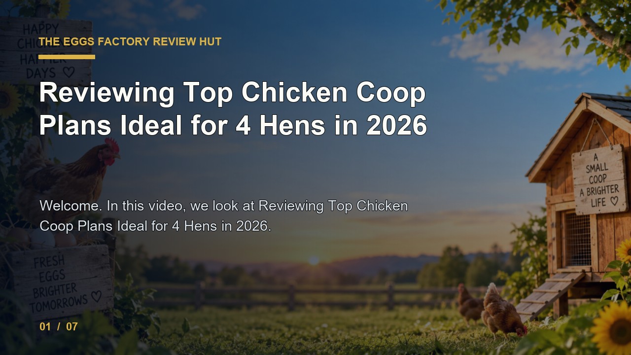 The Eggs Factory Review: Reviewing Top Chicken Coop Plans Ideal for 4 Hens in 2026 video thumbnail