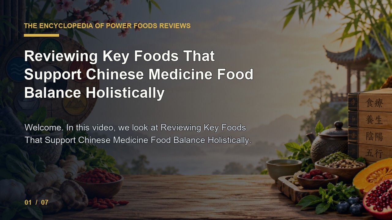 The Encyclopedia of Power Foods Review: Reviewing Key Foods That Support Chinese Medicine Food Balance Holistically video thumbnail
