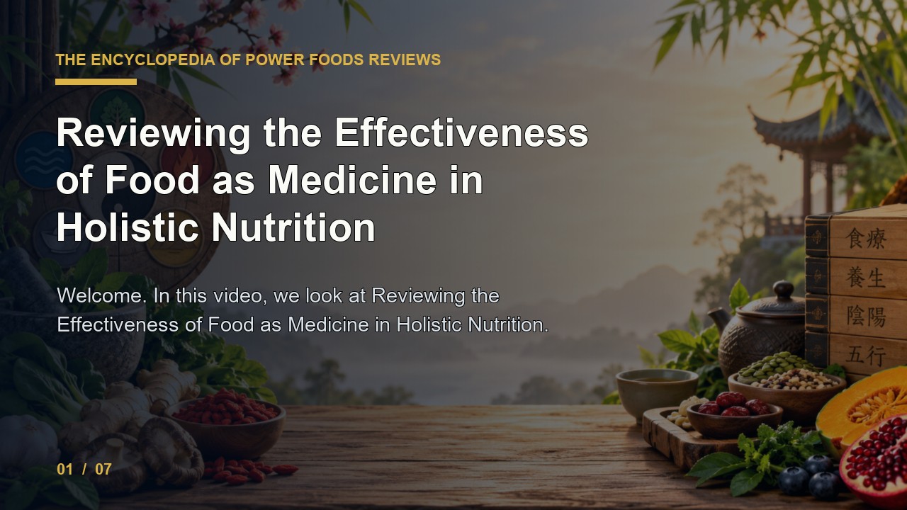 The Encyclopedia of Power Foods Review: Reviewing the Effectiveness of Food as Medicine in Holistic Nutrition video thumbnail