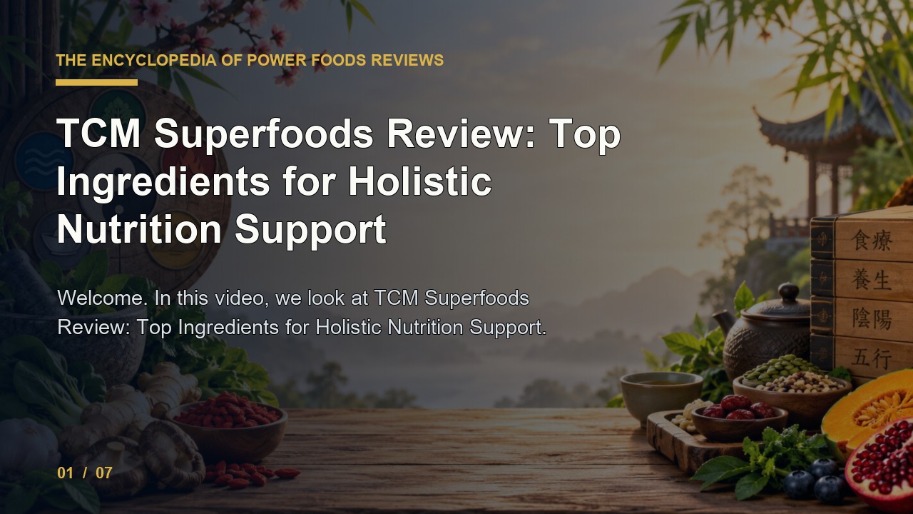 The Encyclopedia of Power Foods Review: Tcm Superfoods Review Top Ingredients for Holistic Nutrition Support video thumbnail