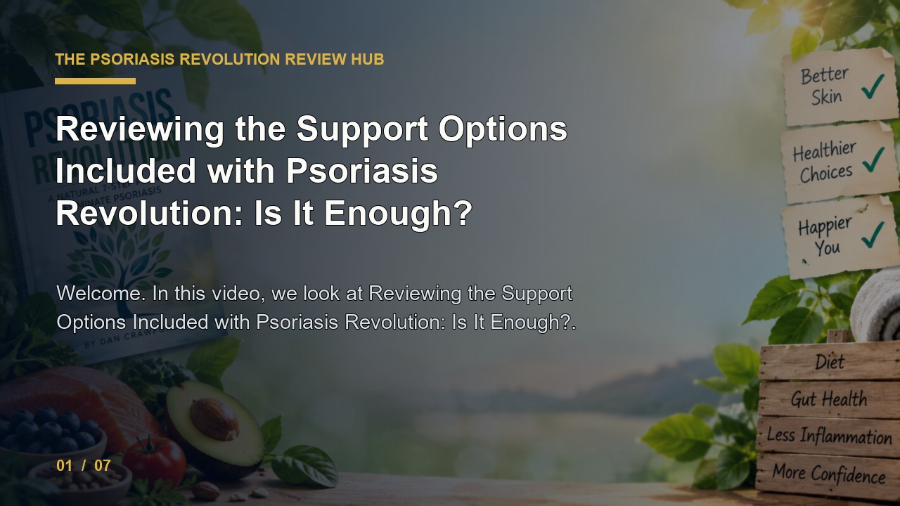 The Psoriasis Revolution Review: Reviewing the Support Options Included with Psoriasis Revolution Is It Enough video thumbnail