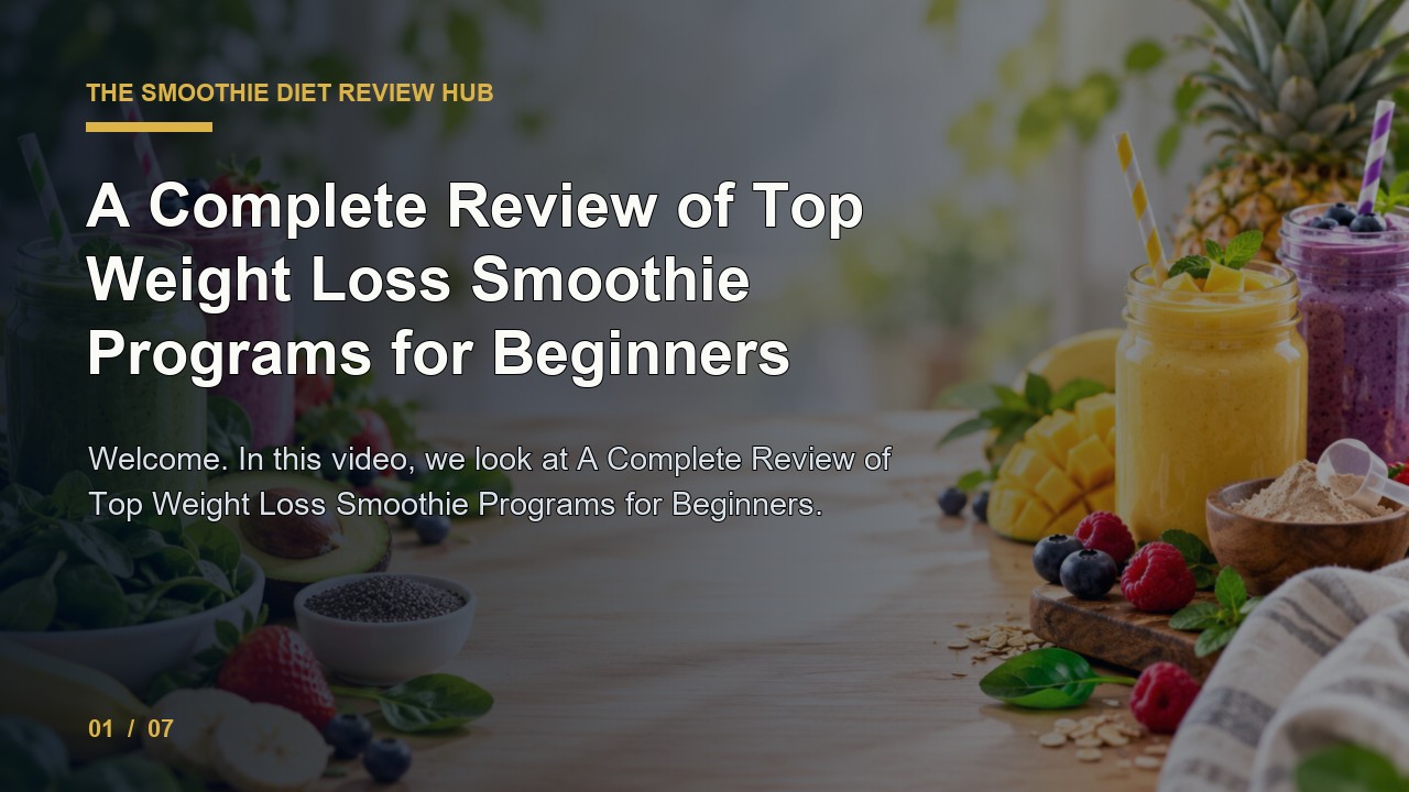 The Smoothie Diet Review: a Complete Review of Top Weight Loss Smoothie Programs for Beginners video thumbnail