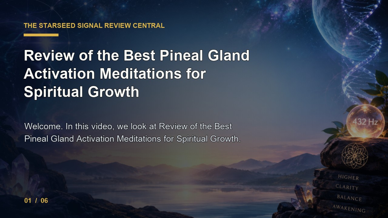 The Starseed Signal Review: Review of the Best Pineal Gland Activation Meditations for Spiritual Growth video thumbnail