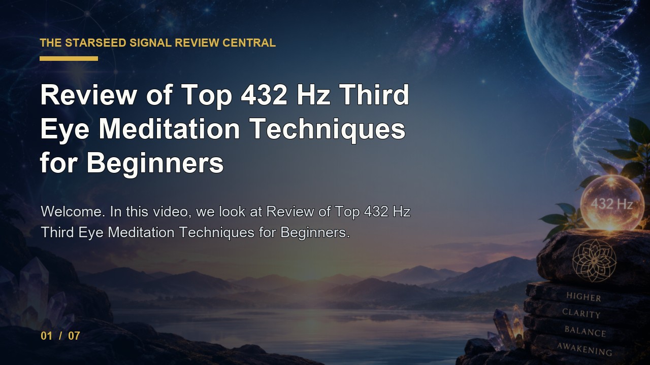 The Starseed Signal Review: Review of Top 432 Hz Third Eye Meditation Techniques for Beginners video thumbnail