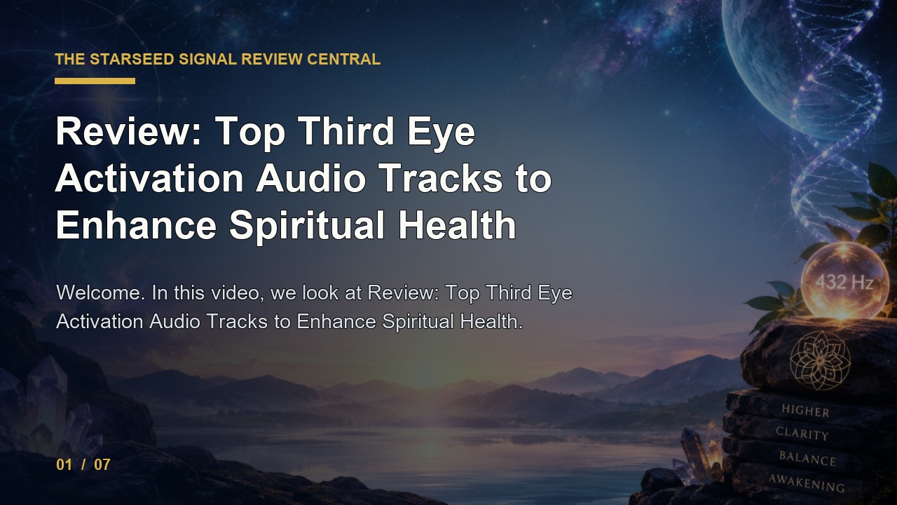 The Starseed Signal Review: Review Top Third Eye Activation Audio Tracks to Enhance Spiritual Health video thumbnail
