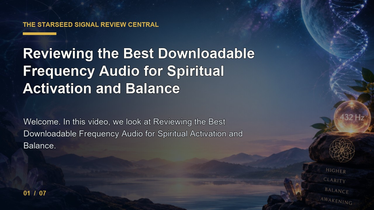 The Starseed Signal Review: Reviewing the Best Downloadable Frequency Audio for Spiritual Activation and Balance video thumbnail