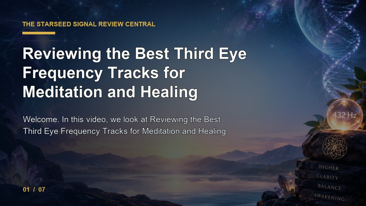 The Starseed Signal Review: Reviewing the Best Third Eye Frequency Tracks for Meditation and Healing video thumbnail