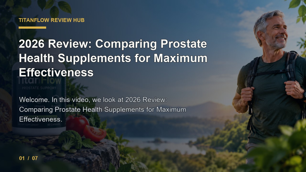 TitanFlow Review: Review Comparing Prostate Health Supplements for Maximum Effectiveness video thumbnail