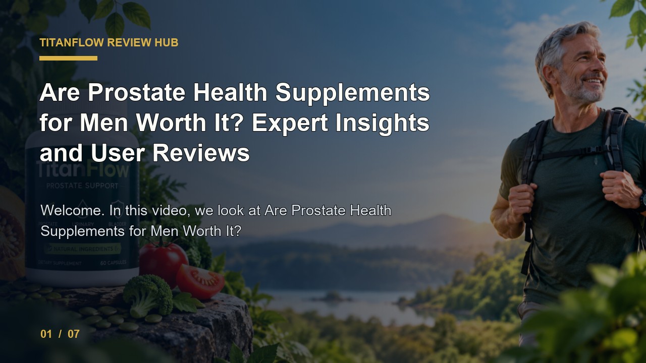 TitanFlow Review: Are Prostate Health Supplements for Men Worth It Expert Insights and User Reviews video thumbnail