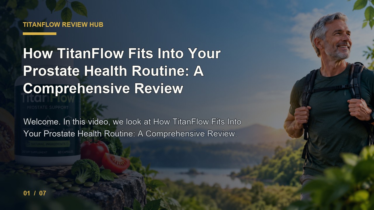 TitanFlow Review: How TitanFlow Fits Into Your Prostate Health Routine a Comprehensive Review video thumbnail