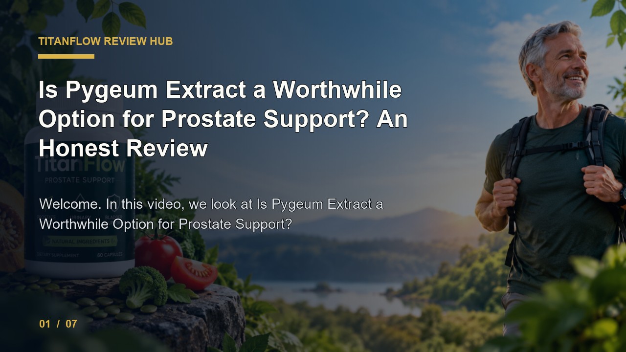 TitanFlow Review: Is Pygeum Extract a Worthwhile Option for Prostate Support an Honest Review video thumbnail
