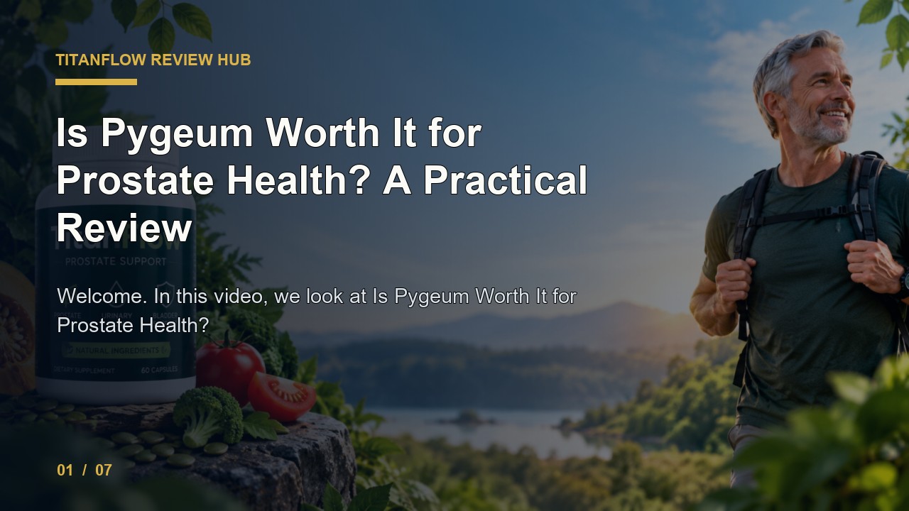 TitanFlow Review: Is Pygeum Worth It for Prostate Health a Practical Review video thumbnail
