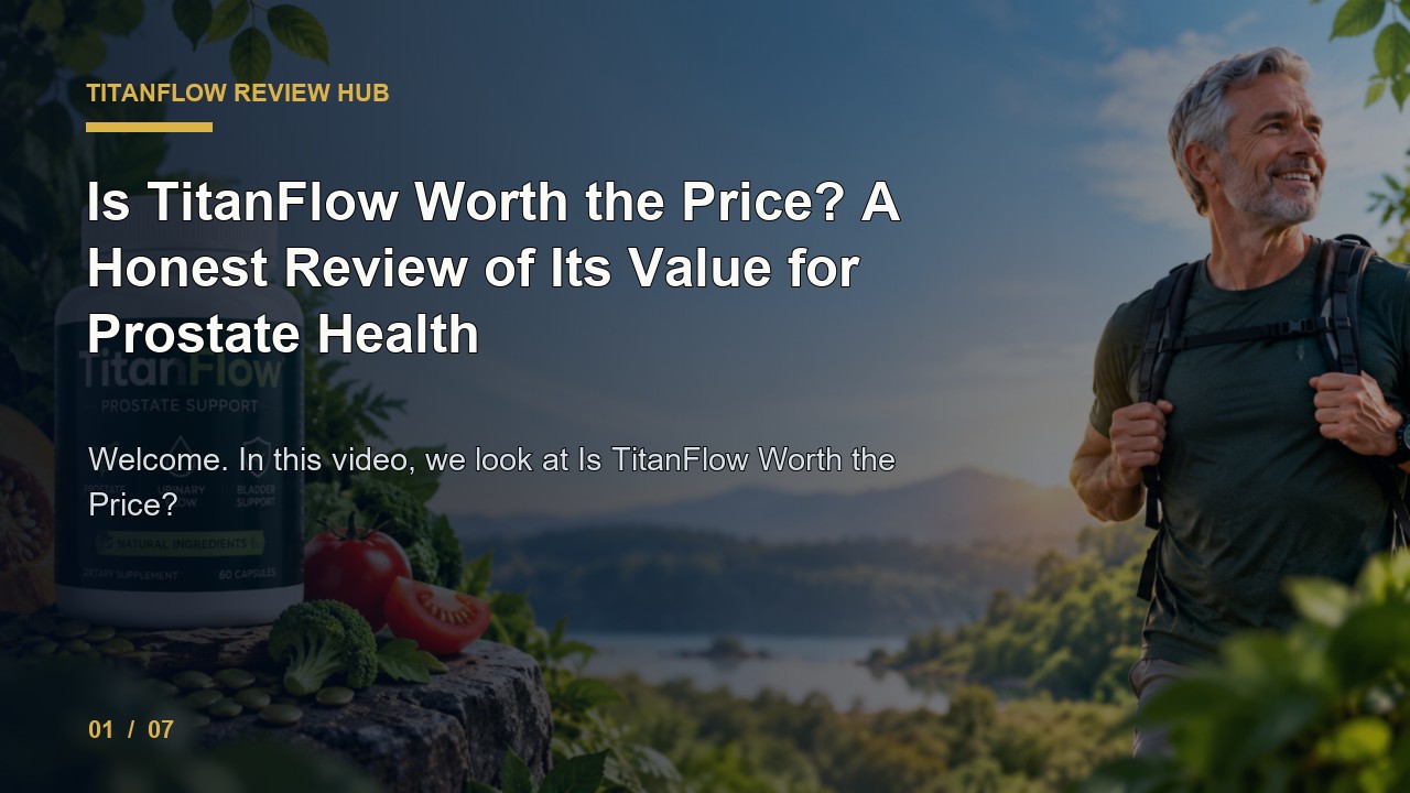 TitanFlow Review: Is TitanFlow Worth the Price a Honest Review of Its Value for Prostate Health video thumbnail