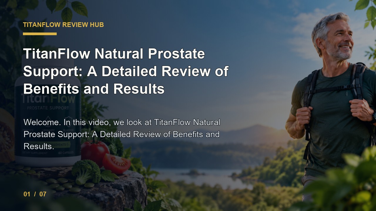 TitanFlow Review: TitanFlow Natural Prostate Support a Detailed Review of Benefits and Results video thumbnail