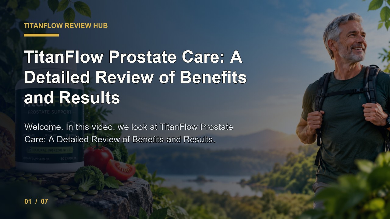 TitanFlow Review: TitanFlow Prostate Care a Detailed Review of Benefits and Results video thumbnail